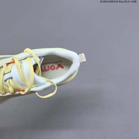 Nike Vomero Plus ReactX Air Zoom Pale Yellow White Grey Orange EU 35 5-42 Running Shoe - Unisex (BS-61899)