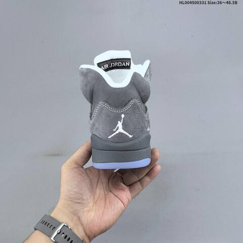 Air Jordan 5 Retro Wolf Grey Replica AIR JORDAN 5 Aj5 Lifestyle (BS-66389)
