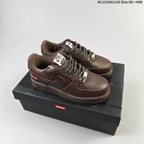 Nike Air Force 1 07 Off White Grey Black EU 36-45 Sneaker - Unisex (BS-62957)