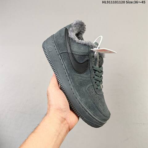 Nike Air Force 1 07 Black White Dark Gray EU 36-45 Sneaker - Unisex (BS-63431)