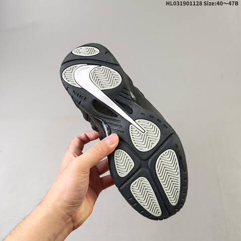 Nike Air Foamposite One Black Dark Grey White EU 40-47 Basketball Shoe - Men's (BS-62996)