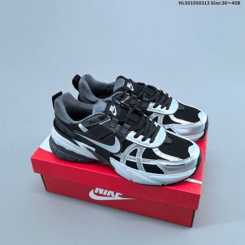 Nike V2K Run White Beige Grey EU 36-45 Running Shoe - Unisex (BS-61339)