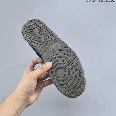 Air Jordan 1 Low Olive Grey AIR JORDAN 1 Aj1 1 Jordan Brand Lifestyle (BS-66495)