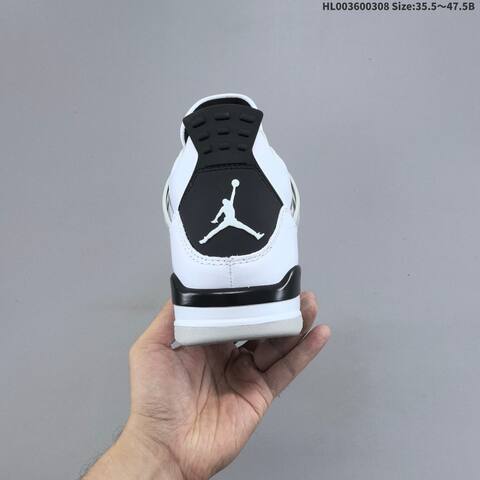 Air Jordan 4 Retro Military Black AIR JORDAN 4 Aj4 Lifestyle (BS-66594)