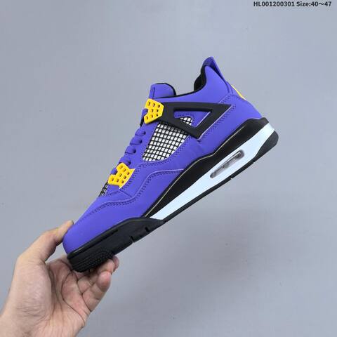 Air Jordan 4 Retro OG Imperial Purple Replica AIR JORDAN 4 Aj4 Lifestyle (BS-66643)