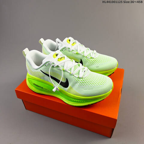 Nike Vomero 18 White Neon Volt Black EU 36-45 Running Shoe - Unisex (BS-63067)