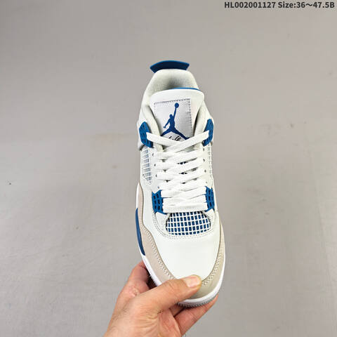 Air Jordan 4 Retro Military Blue 2024 AIR JORDAN 4 Aj4 Lifestyle (BS-67652)