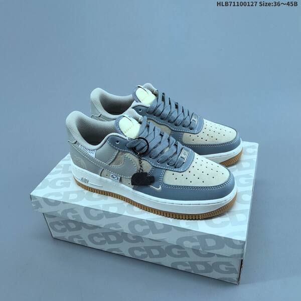 Nike Air Force 1 07 LV8 DM6688 off white grey red blue beige gum EU 36-45 sneaker
