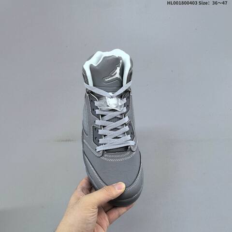 Air Jordan 5 Retro Wolf Grey Replica AIR JORDAN 5 Aj5 Lifestyle (BS-66345)