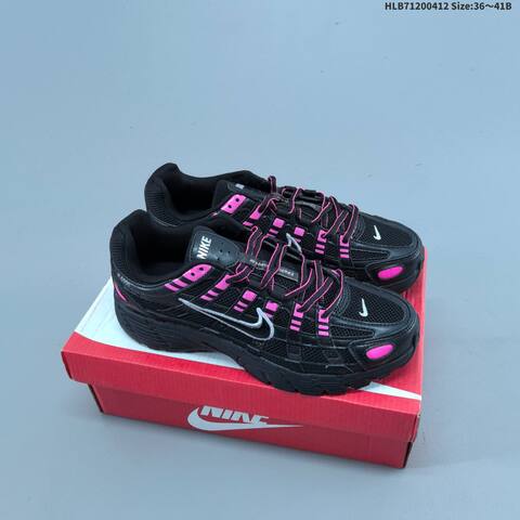 Nike P-6000 White Black Pink Beige EU 36-41 Running Shoe - Unisex (BS-60788)