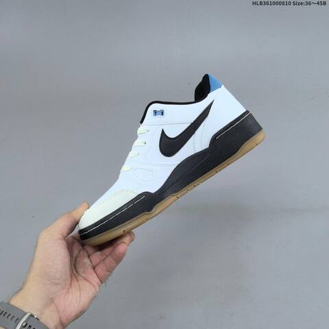 Nike Full Force Lo White Cream Brown Blue Black EU 36-45 Skate Shoe - Unisex (BS-59885)