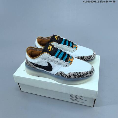 Nike SB PS8 Black White Blue Orange EU 36-45 Skate Shoe - Unisex (BS-61956)