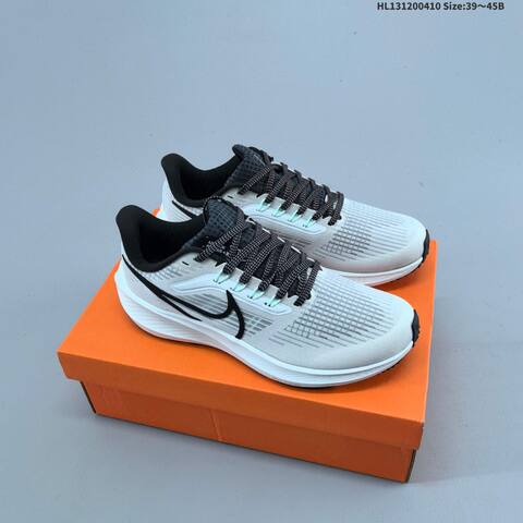 Nike Air Zoom Pegasus 39 White Black Pink Orange EU 39-45 Running Shoe - Unisex (BS-60843)