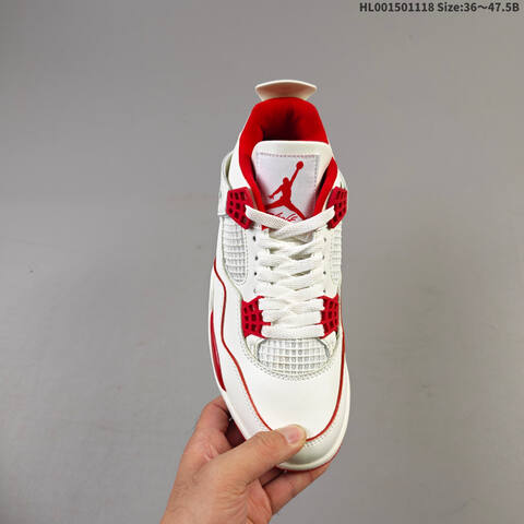 Air Jordan 4 Retro Sierra Red WMNS AIR JORDAN 4 Aj4 Lifestyle (BS-67782)