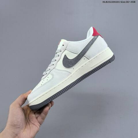 Nike Air Force 1 07 LV8 White Red Yellow Black EU 36-45 Sneaker - Unisex (BS-61605)