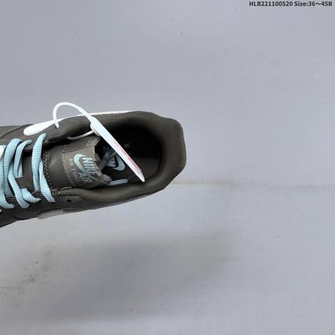 Nike Air Force 1 07 Dark Grey White Light Blue EU 36-45 Sneaker - Unisex (BS-60236)