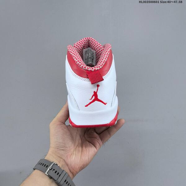 Jordan Air Jordan 10 Retro white/red/gray 40-47.5B basketball