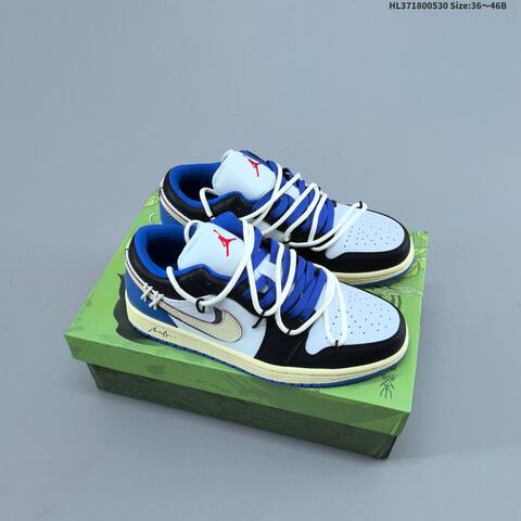 Off-White Nike Air Jordan 1 Low Brown Mocha Lifestyle (BS-60061)