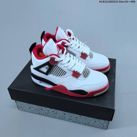 Air Jordan 4 Retro Fire Red Replica AIR JORDAN 4 Aj4 Lifestyle (BS-66474)