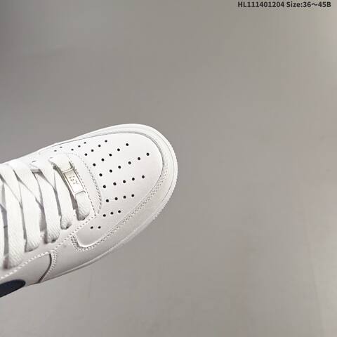 Nike Air Force 1 07 White Dark Navy Blue EU 36-45 Sneaker - Unisex (BS-62836)
