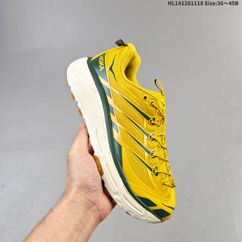 HOKA ONE ONE Mafate Three 2 Off White Light Beige Grey EU 36-45 Trail Shoe Trail Running Sneakers - Unisex (BS-69474)