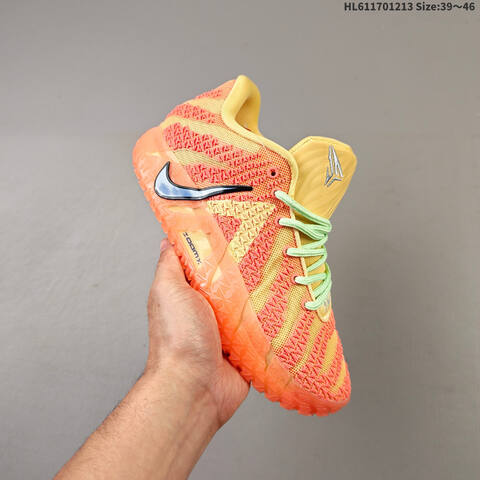 Nike JA3 EP Pale Yellow Coral Mint Green EU 39-46 Basketball Shoe - Unisex (BS-62708)