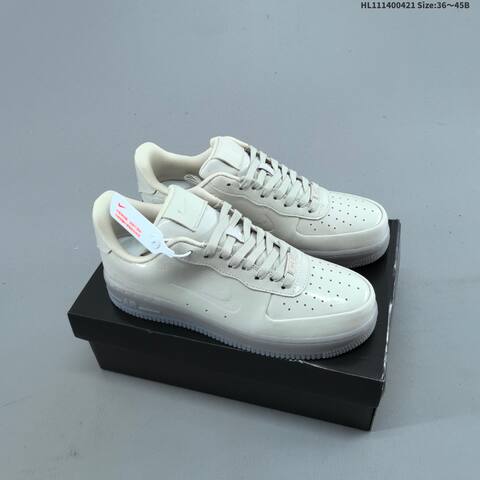 Nike Air Force 1 07 Light Beige Clear Grey EU 36-45 Sneaker - Unisex (BS-60591)