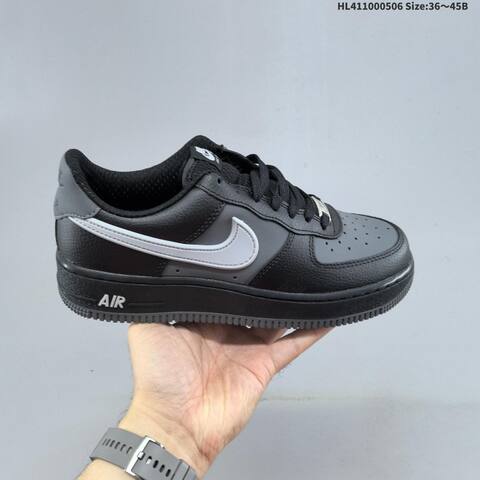 Nike Air Force 1 07 White Black Light Grey EU 36 45 Sneaker EU 36-45 - Unisex (BS-60476)