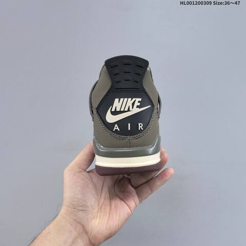 A Ma Maniere x Air Jordan 4 Retro SP Dark Mocha AMM x AIR JORDAN AJ4 Lifestyle (BS-66587)