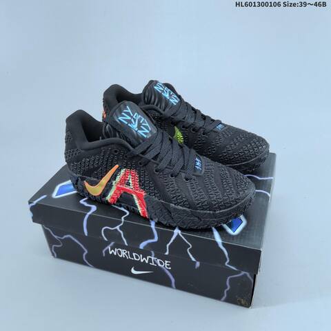 Nike Ja 3 Hustle Flow Teal Black Red Gold EU 39-46 Basketball Shoe - Unisex (BS-62201)