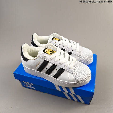 Adidas Superstar XLG IF9995 White Black Gold EU 35-45 Skate Shoe - Unisex (BS-65522)