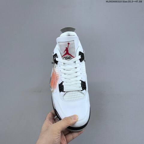 Air Jordan 4 Retro OG Cement AIR JORDAN 4 Aj4 Lifestyle (BS-66572)