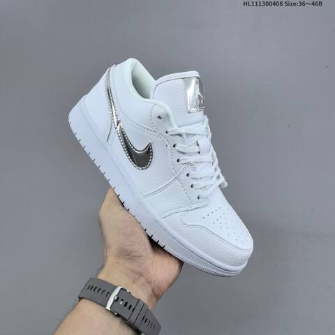 Air Jordan 1 Low Metallic Gold AIR JORDAN 1 Aj1 Lifestyle (BS-66286)
