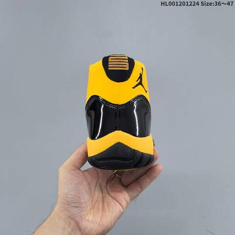 Air Jordan 11 Retro High Black Yellow AIR JORDAN 11 Aj11 Lifestyle (BS-67295)