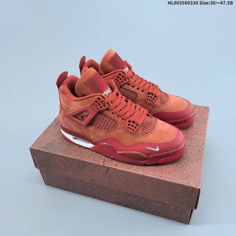 Nigel Sylvester x Air Jordan 4 OG Brick By Brick BIKE AIR JORDAN 4 Aj4 Lifestyle (BS-66406)