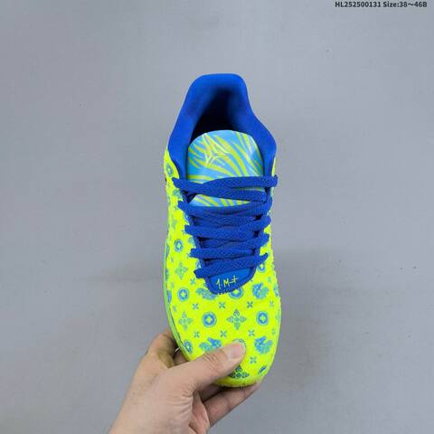 Nike ZoomX HF2794-015 Neon Yellow Blue Green Black EU 38-46 Basketball Shoe - Unisex (BS-61630)