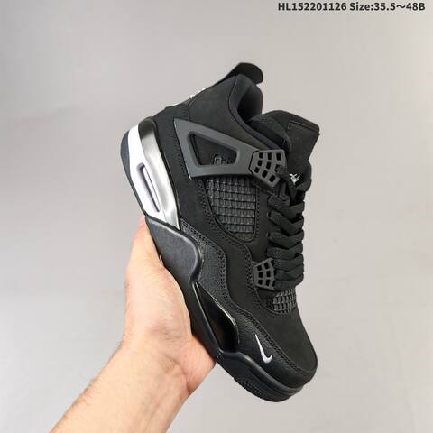 PK Air Jordan Retro Olive Canvas FB9927-200 AJ4 4 Lifestyle (BS-67672)