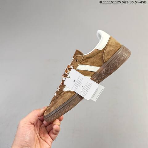 Adidas Handball Spezial Brown White Gum EU 35 5-45 Sneaker - Unisex (BS-65450)