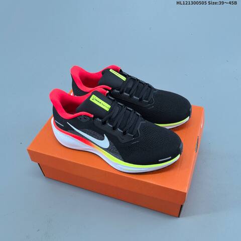Nike Air Zoom Pegasus 41 White Black Gold Red Green EU 39-45 Running Shoe - Unisex (BS-60514)