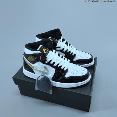 NIKE Air Jordan 1 Retro Mid AIR JORDAN 852842 007 36 36 5 37 5 38 Lifestyle - Women's (BS-66873)