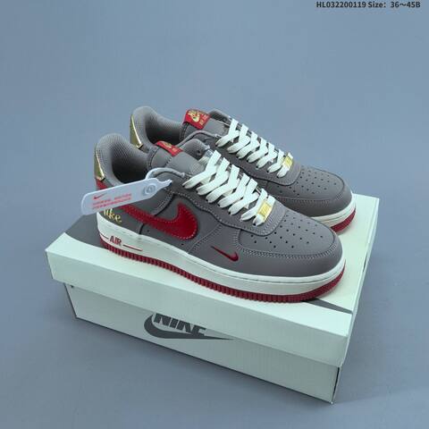 Nike Air Force 1 07 Low Light Beige Yellow Black White EU 36-45 Sneaker - Unisex (BS-61888)