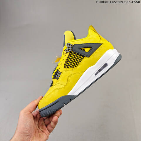 Air Jordan 4 Retro Tour Yellow AIR JORDAN 4 Aj4 4 2006 Jord Lifestyle (BS-67731)