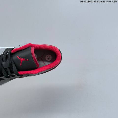 Air Jordan 1 Low Red Cement AIR JORDAN 1 Aj1 Lifestyle (BS-66837)