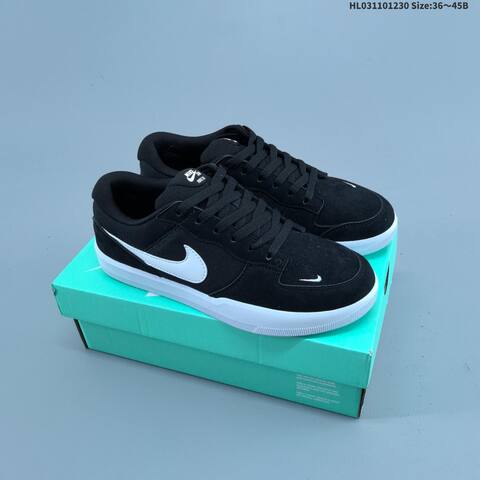 Nike SB Force 58 Light Grey White EU 36-45 Skate Shoe - Unisex (BS-62326)