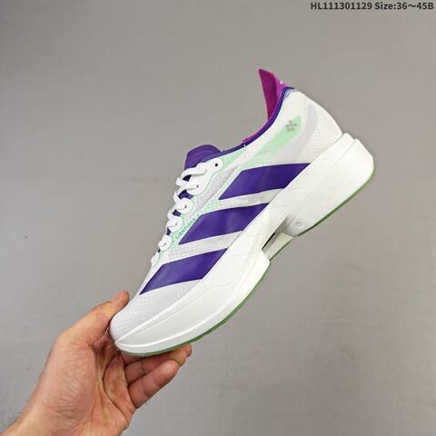 Adidas Adizero Adios Pro 4 White Purple Magenta Mint Green EU 36-45 Running Shoe - Unisex (BS-65403)