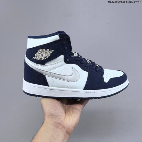 Air Jordan 1 HIGH OG 85 Midnight Navy AIR JORDAN 1 Aj1 Lifestyle (BS-66820)