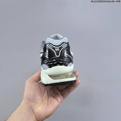 ASICS Gel-Kayano 14 Silver Black Cream Grey EU 36-47 Running Shoe Running Sneakers - Unisex (BS-68992)
