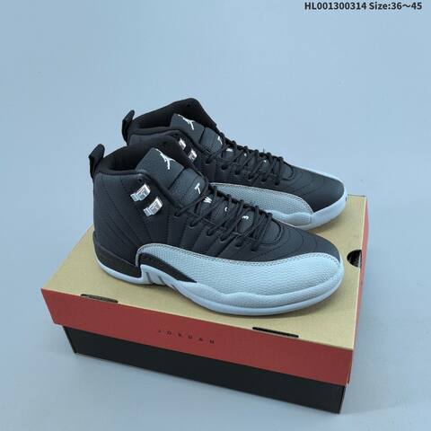 Air Jordan 12 Retro Black Taxi AIR JORDAN 12 Aj12 Lifestyle (BS-66538)