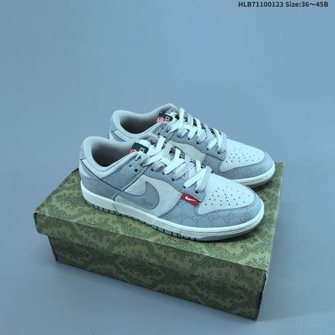 Nike Dunk SB Low Stussy Off White Grey Navy EU 36-45 Skate Shoe - Unisex (BS-61817)