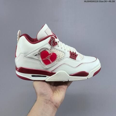 Air Jordan 4 Retro Sierra Red WMNS AIR JORDAN 4 Aj4 Lifestyle (BS-66663)